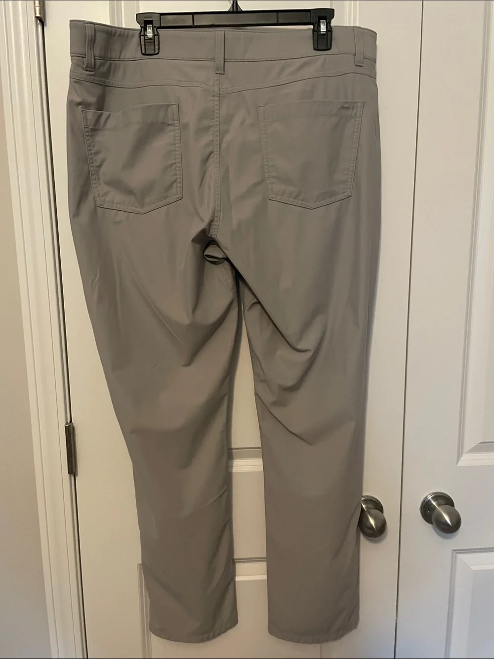 johnnie-O Light Gray Straight-Fit Chino Pants